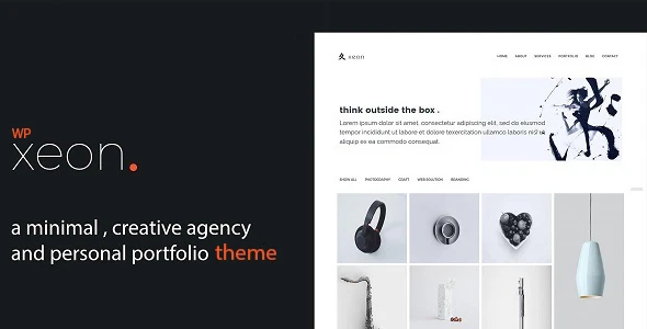 Xeon – Minimal Portfolio WordPress Theme