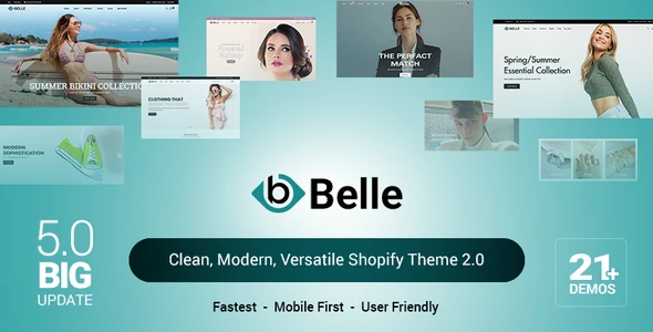 Belle – Clean, Modern, Versatile Shopify Theme 2.0